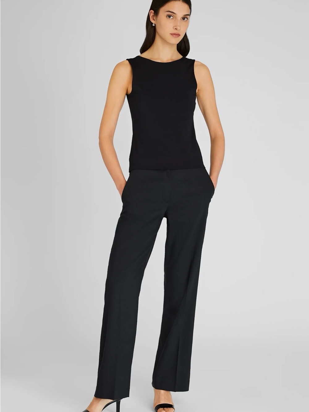 Club Manaco Classic Fit Trousers, Black, Size 6, NWT